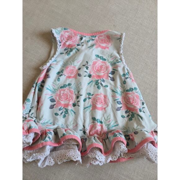 Makena Lane Floral Tunic Lounge Set - Picture 6 of 8